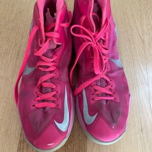 Nike Pink High-Top Athletic Shoes